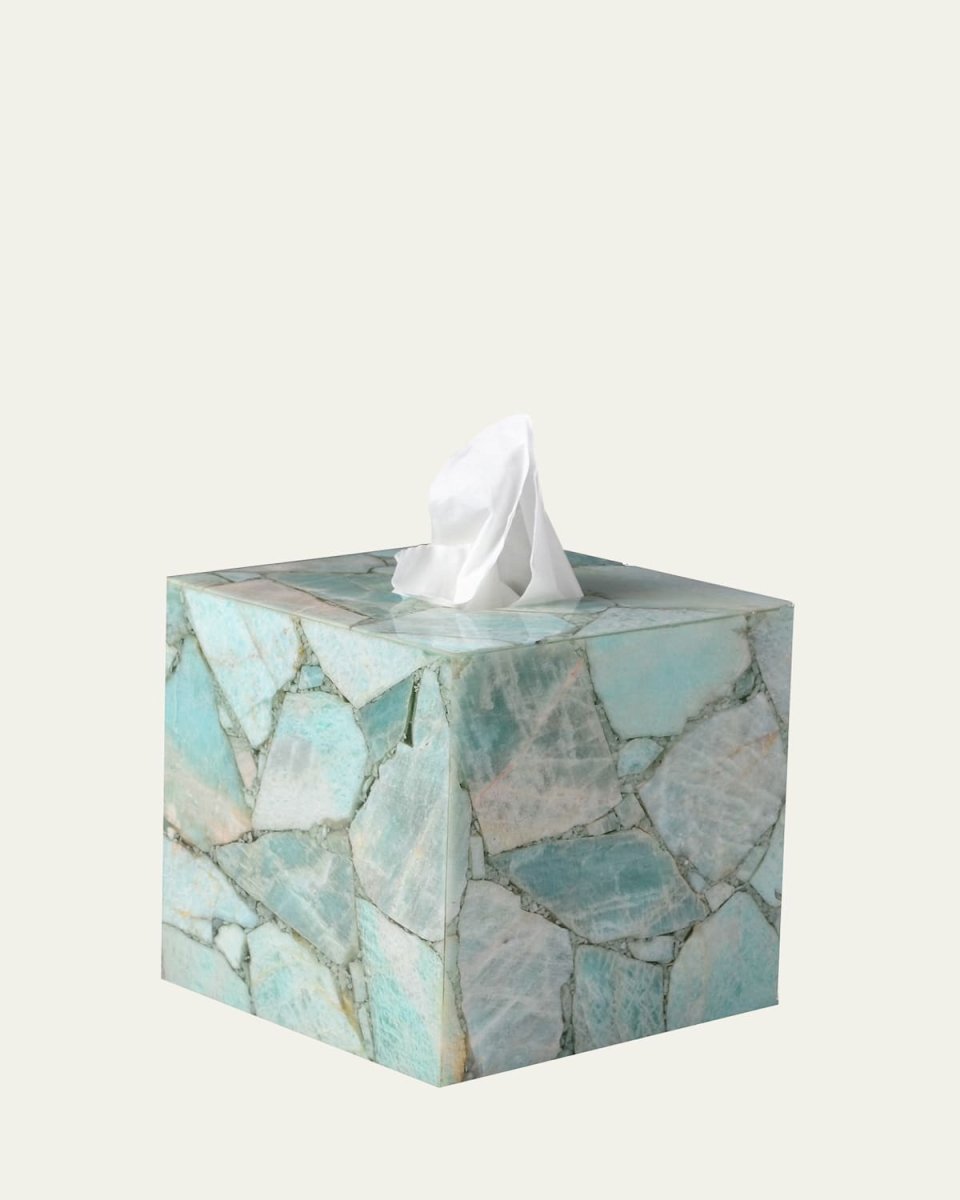 Taj Amazonite Boutique Tissue Box Cover